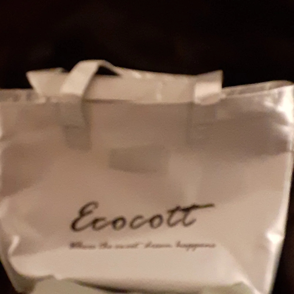 Ecocott 3 pc Duvet cover set Queen Avocado green 100% cotton NEW in totebag…